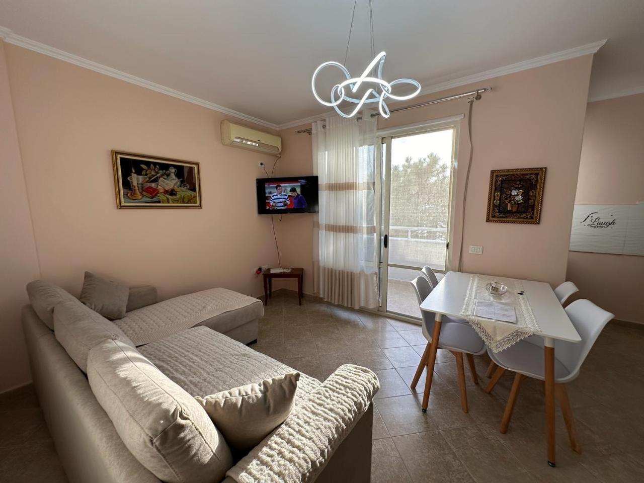 Sunset Sea View - Beachfront Balcony - Ac - Wifi Durrës Zewnętrze zdjęcie